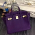 Hermes birkin 35cm original togo leather purple